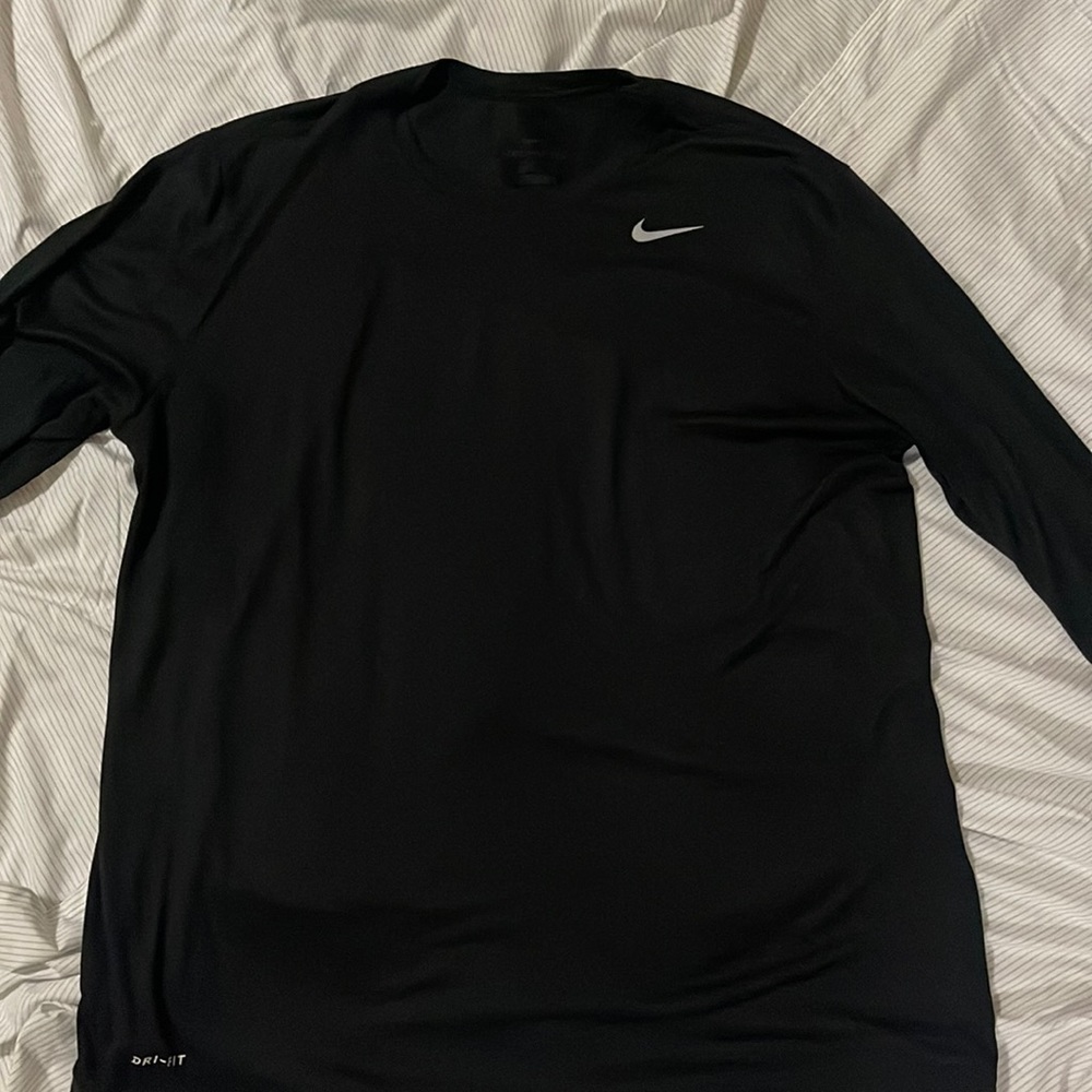 Nike Dri fit 2XL Black long sleeve workout